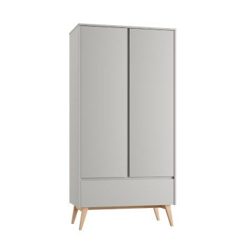 Wardrobe with 2 doors (Swing Gray collection)